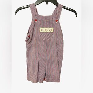 Vintage Strasburg Jon Jon Toddler Boys 2T – Baseball Smocked Outfit